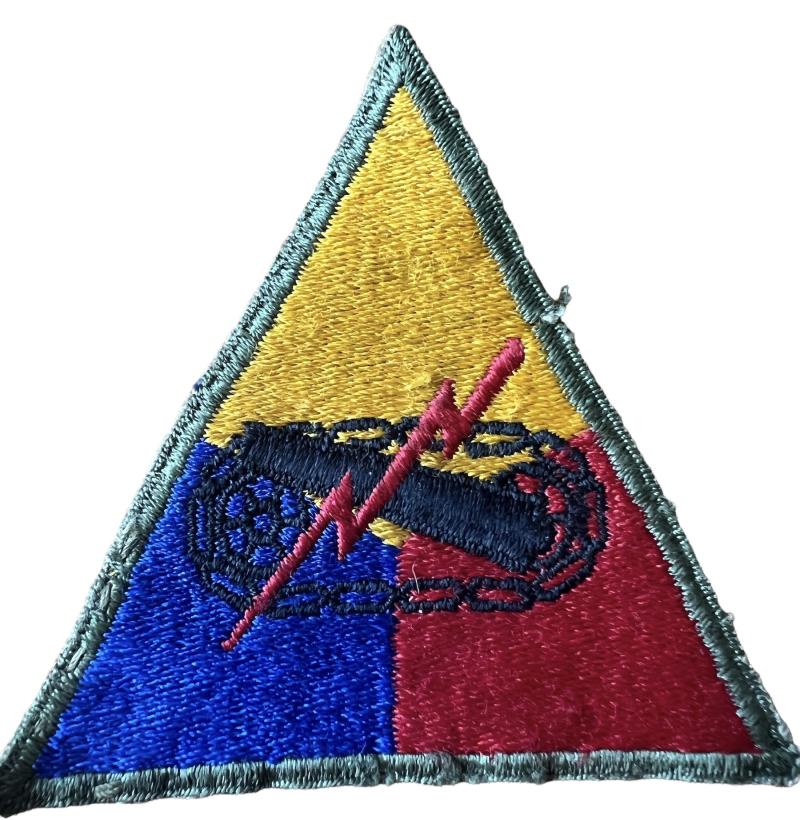 U.S. Armoured Division Formation Patch - Nice Used Condition
