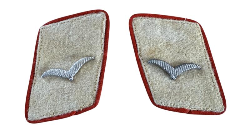 WH (Luftwaffe) Pair Of Collar-Patches Intended For A 'Soldat der Hermann Göring Division' - Nice Used Condition