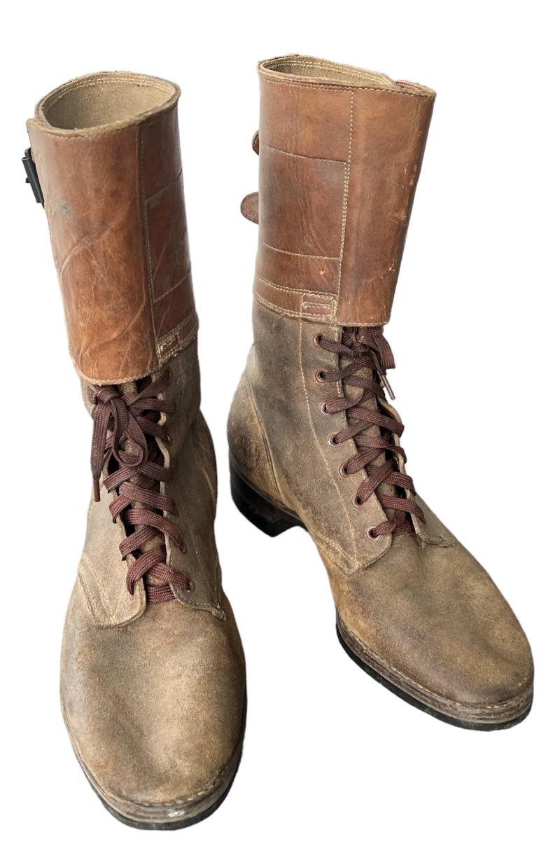 U.S. WAC (Female) M1943 Buckle Boots 1944 Dated - Nice Used Conditions