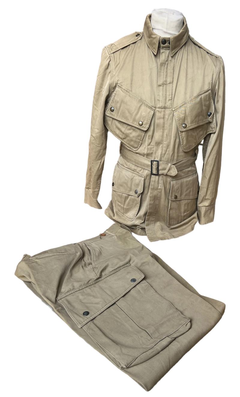 U.S. (Airborne) M1942 Jump Jacket & Trousers - Nice Used Condition