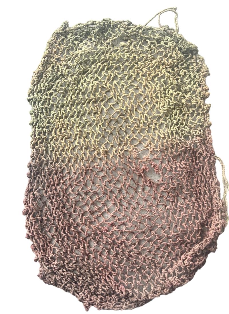 British and/or Canadian Two-Tone Helmet net - Nice Used Condition