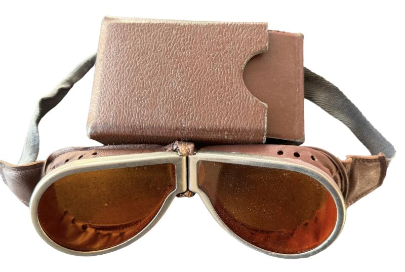 British Dispatch Riders Goggles - Nice Used Condition