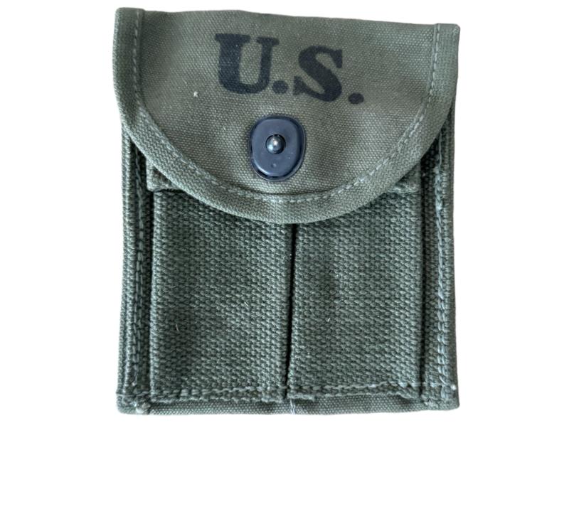 U.S. M1 Carbine Double Pocket Webbing Magazine Pouch 1943 - Unissued Condition