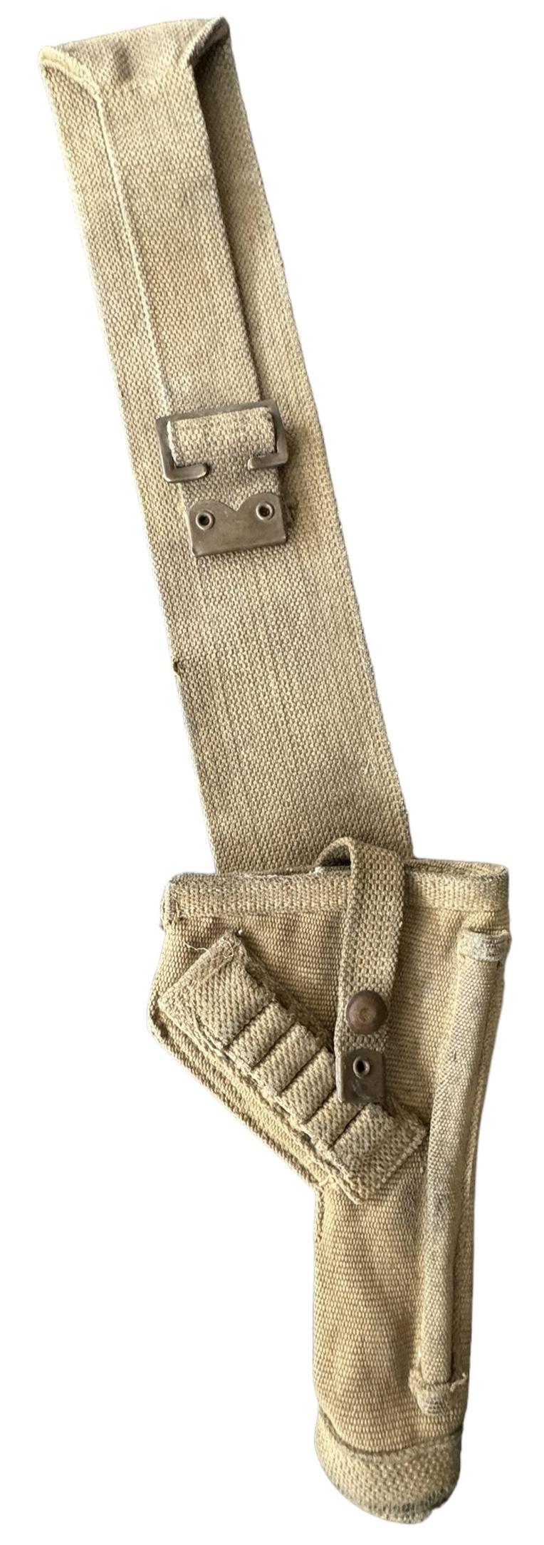 British 1937 Pattern Tank Crew Pistol Holster - Nice Used Condition