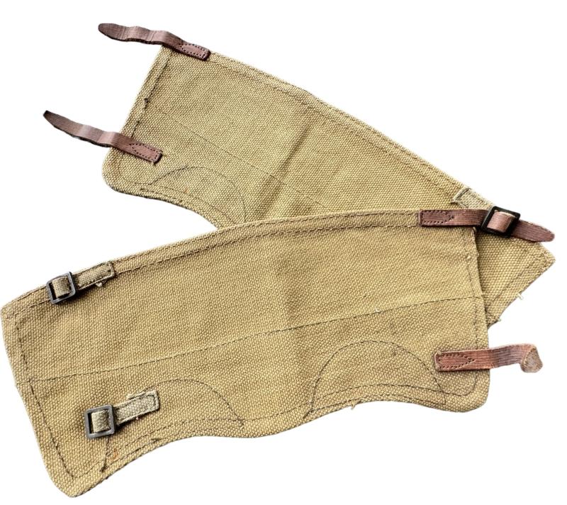 British 1937 Pattern Webbing Gaiters Size 3 - Unissued Condition