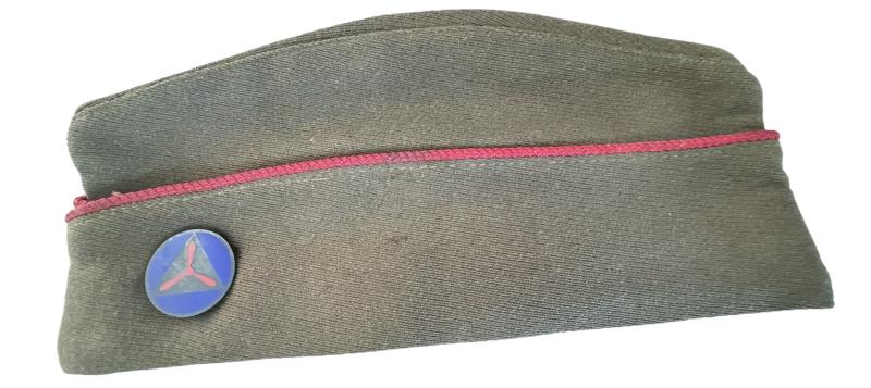 U.S. Garrison Cap Artillery Original Mounted Size 7 1/2 - Nice Used Condition