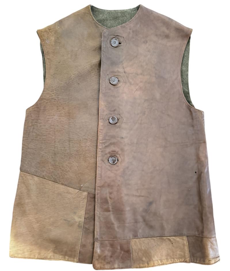 British Leather Jerkin rare big Sized 3  - Unissued  Condition