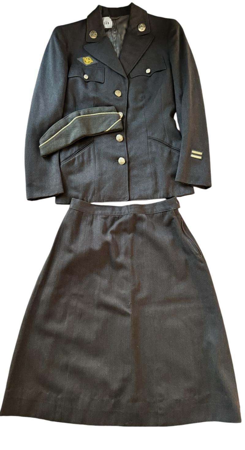 U.S. Women's Army Auxiliary Corps (WAAC/WAC) Service Dress And Skirt - Nice Used Condition