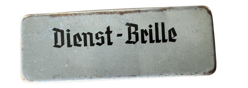 Wehrmacht 'Dienst-Brille' in Container - Nice Used Condition