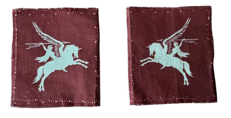 British Airborne 'Pegasus' Division Formation Patches - Unissued Condition