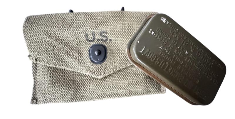U.S. M1942 First Aid Pouch With Contents - Mint Condition