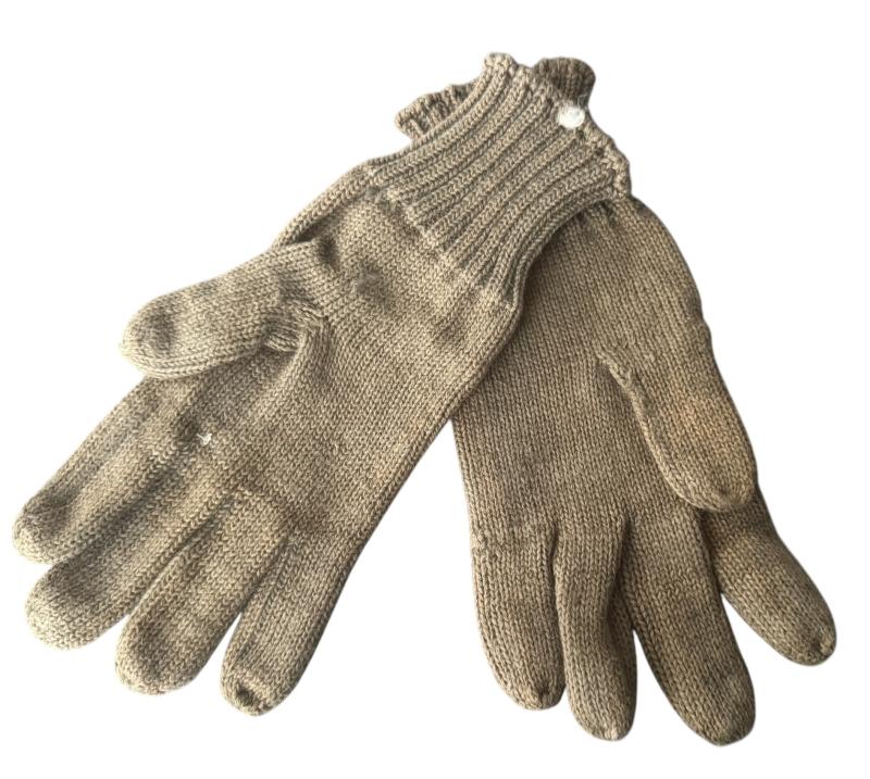 Rare British Wool Mittens i.e. Gloves - Unissued Condition