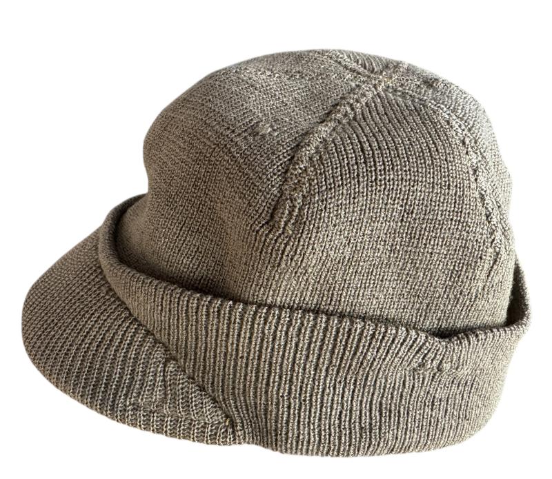 US M1941 Wool or so-called Beanie Cap British Made Rare  - Nice Used  Condition