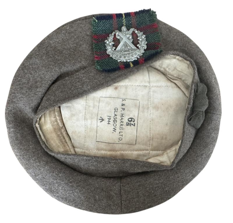 Cameron Highlanders Tam o’Shanter  - Nice Used Condition