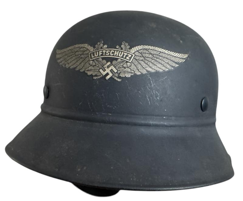 Luftschutz M38 Gladiator Helmet - Nice Used Condition