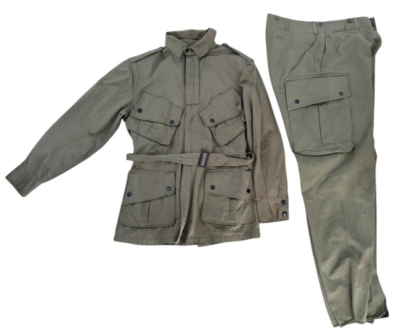 U.S. (Airborne) M1942 Jump Jacket & Trousers - Nice Used Condition