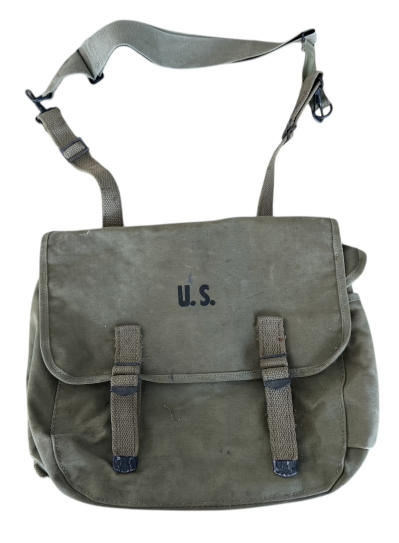 U.S. M1936 Musset Bag (Waterproof) and Sling 1942 - Nice Used Condition