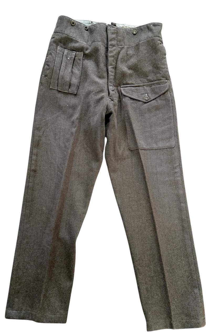 British 1940 Pattern Battle Dress Trousers Size 18 - Nice Used Condition