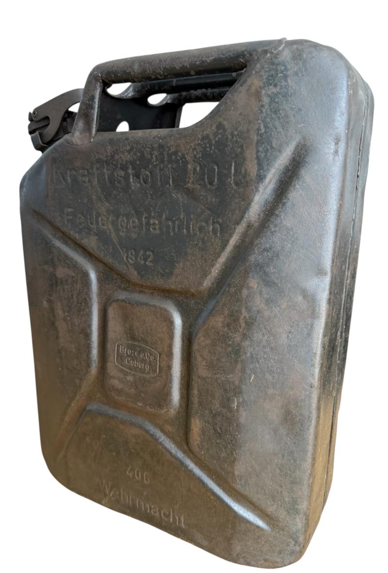 WH (HEER) Wehrmacht Jerrycan 1942 - Nice Used Condition
