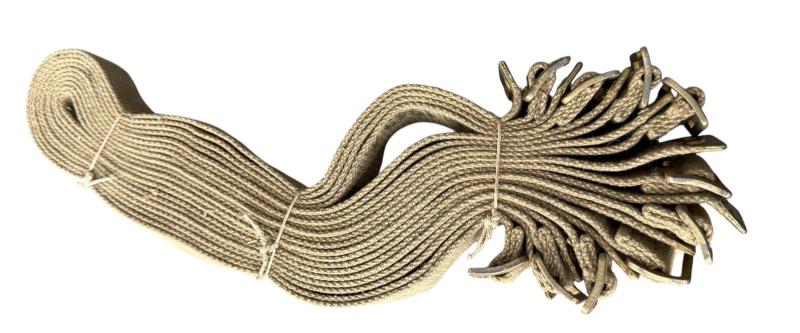 British 1937 Pattern Webbing Utility Straps (10pcs) 1943 - Unissued Condition