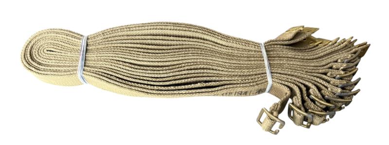 British 1937 Pattern Webbing Utility Straps (10pcs) 1941 - Unissued Condition