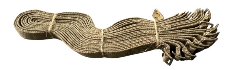 British 1937 Pattern Webbing Utility Straps (10pcs) 1943 - Unissued Condition