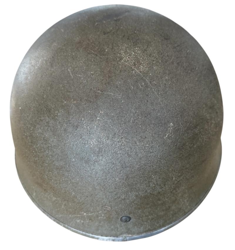 British (Airborne) MK3 Paratrooper/Airborne Combat Helmet 1944 Size 7 1/8 - Nice Used Condition