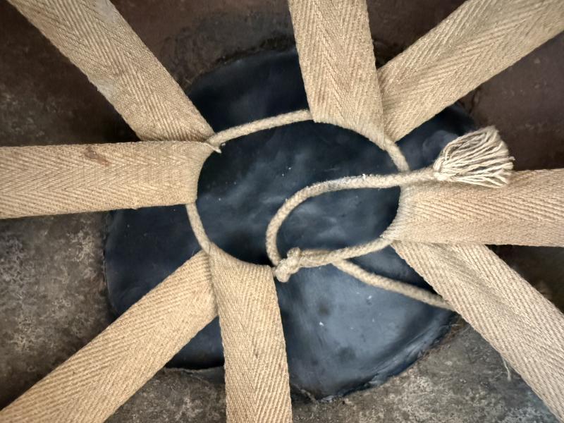 British (Airborne) MK3 Paratrooper/Airborne Combat Helmet 1944 Size 7 1/8 - Nice Used Condition