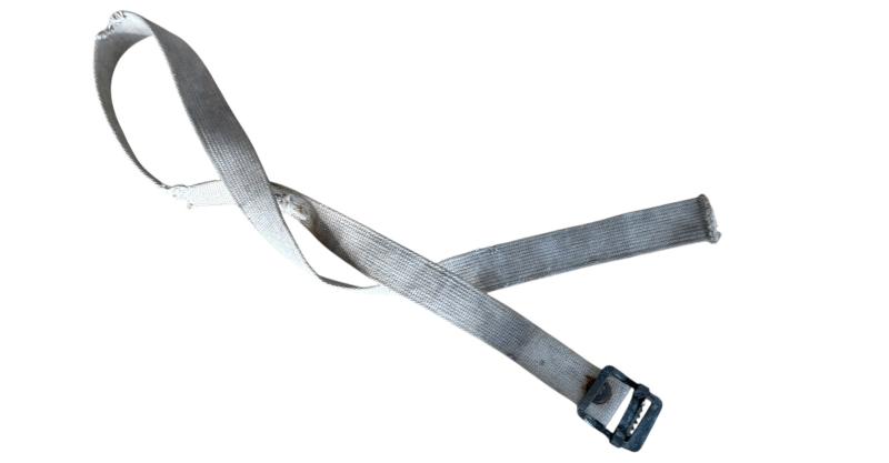 U.S. (Airborne) Paratrooper White Leg Strap - Nice Used Condition