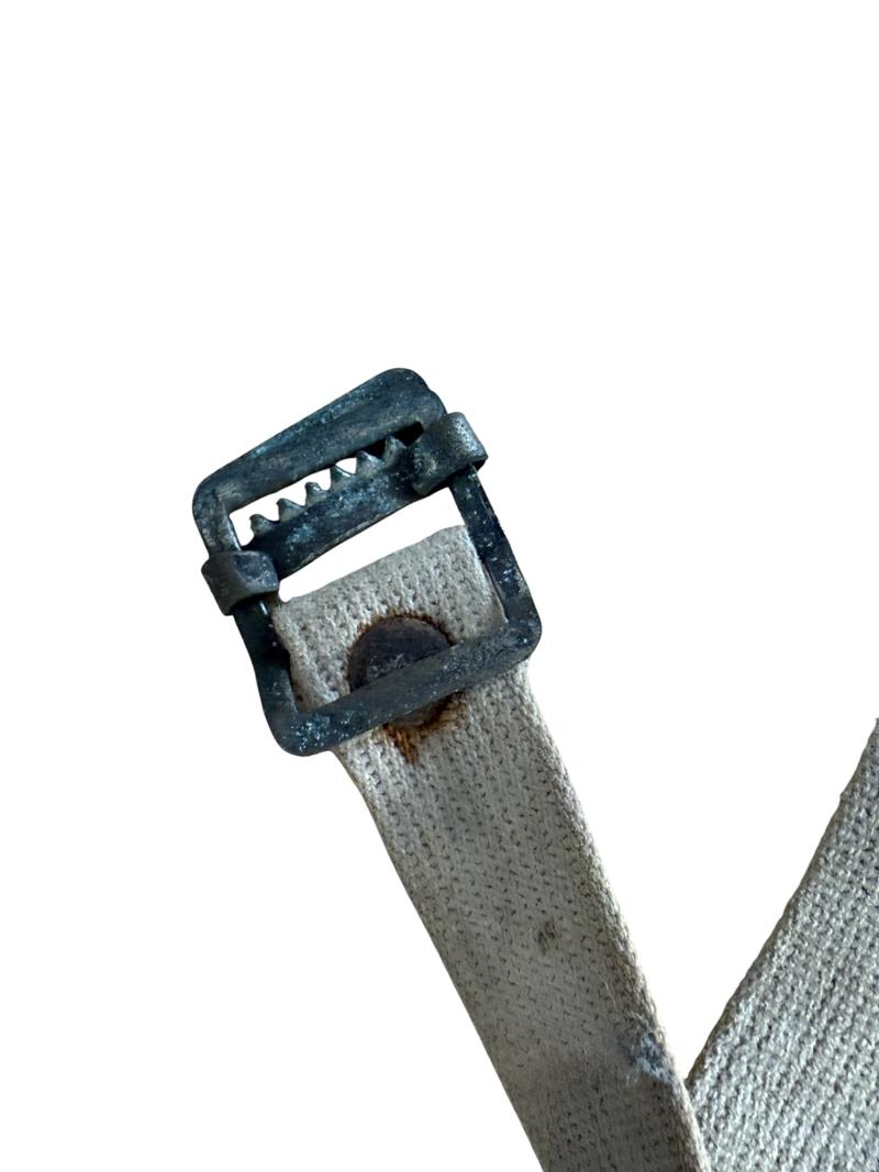 U.S. (Airborne) Paratrooper White Leg Strap - Nice Used Condition