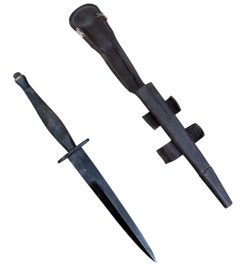 British (Airborne) 2nd Model Fairbairn Sykes Fighting Knife - Nice Used Condition