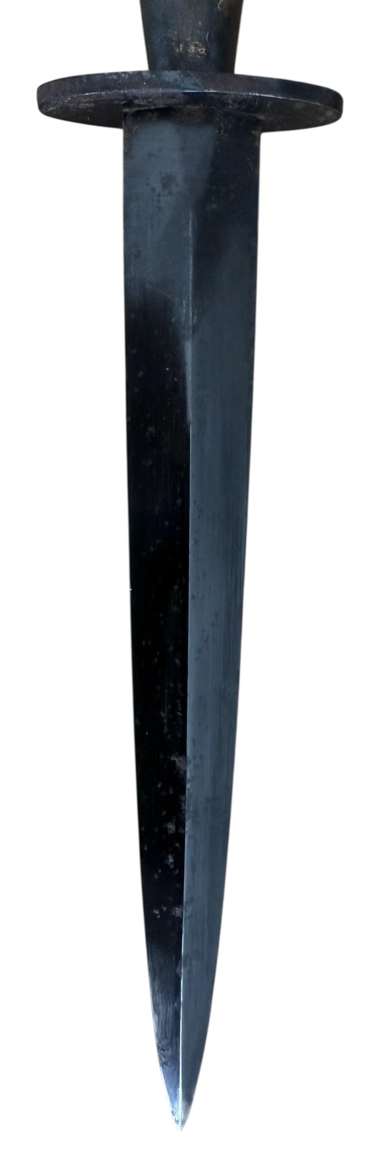 British (Airborne) 2nd Model Fairbairn Sykes Fighting Knife - Nice Used Condition