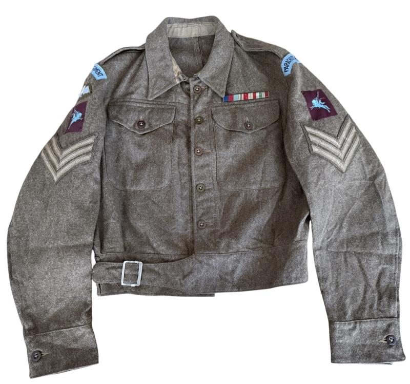 British (Airborne) Parachute Regiment Battle Dress Jacket - Nice Used Condition