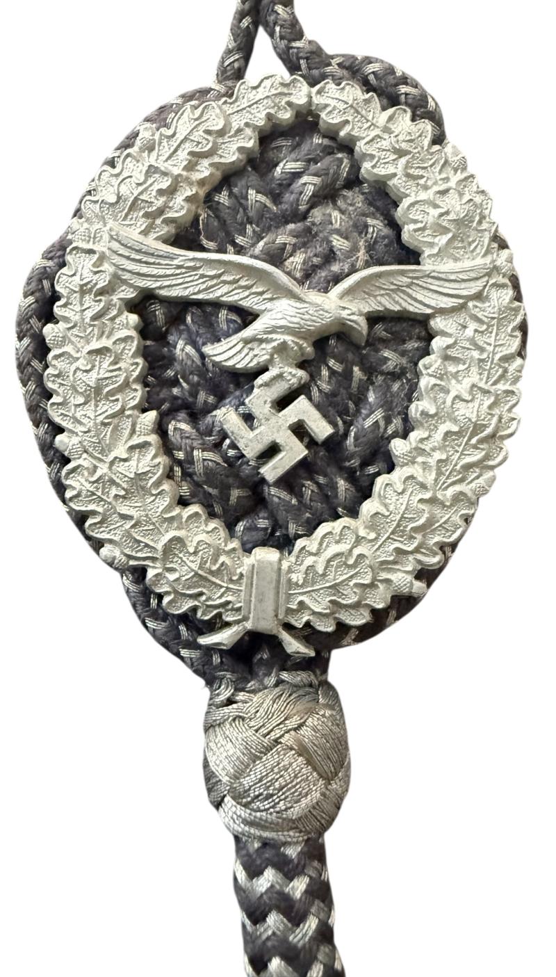 Luftwaffe Shooting Lanyard 5th Grade - Mint Condition