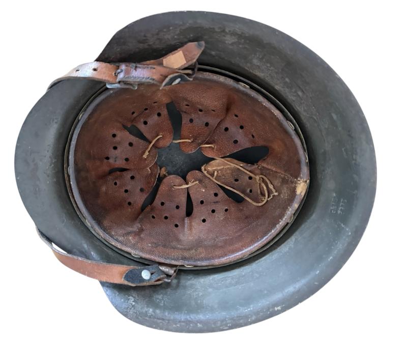 WH (Heer) M42 Single Decal Combat Helmet - Nice Used Condition