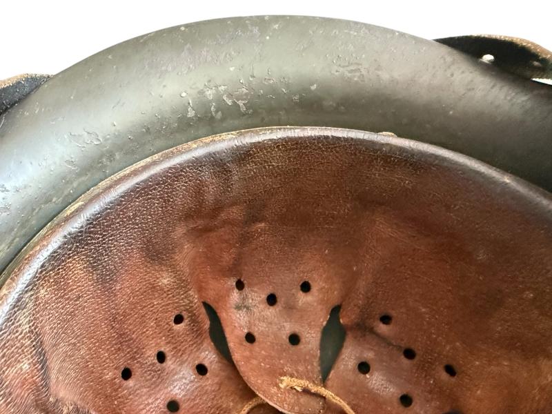 WH (Heer) M42 Single Decal Combat Helmet - Nice Used Condition