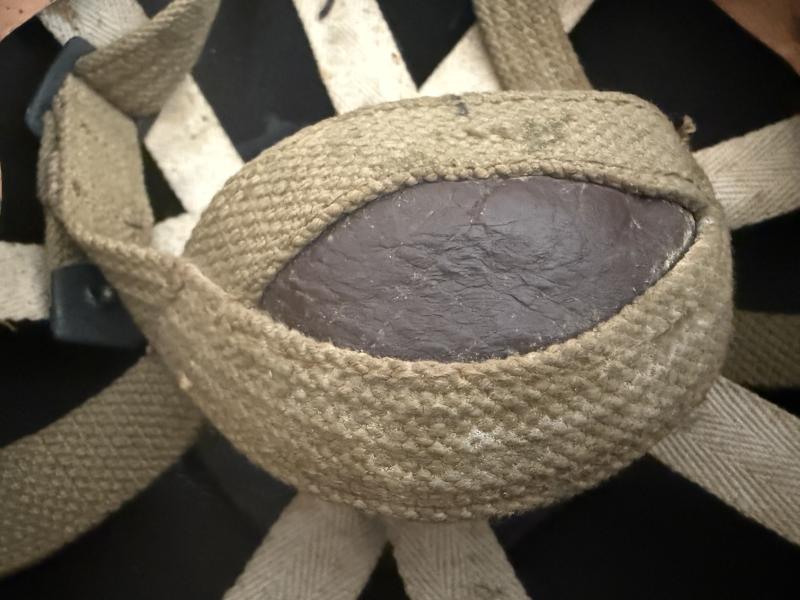 British (Airborne) MK3 Paratrooper Combat Helmet 1944 - Nice Used Condition