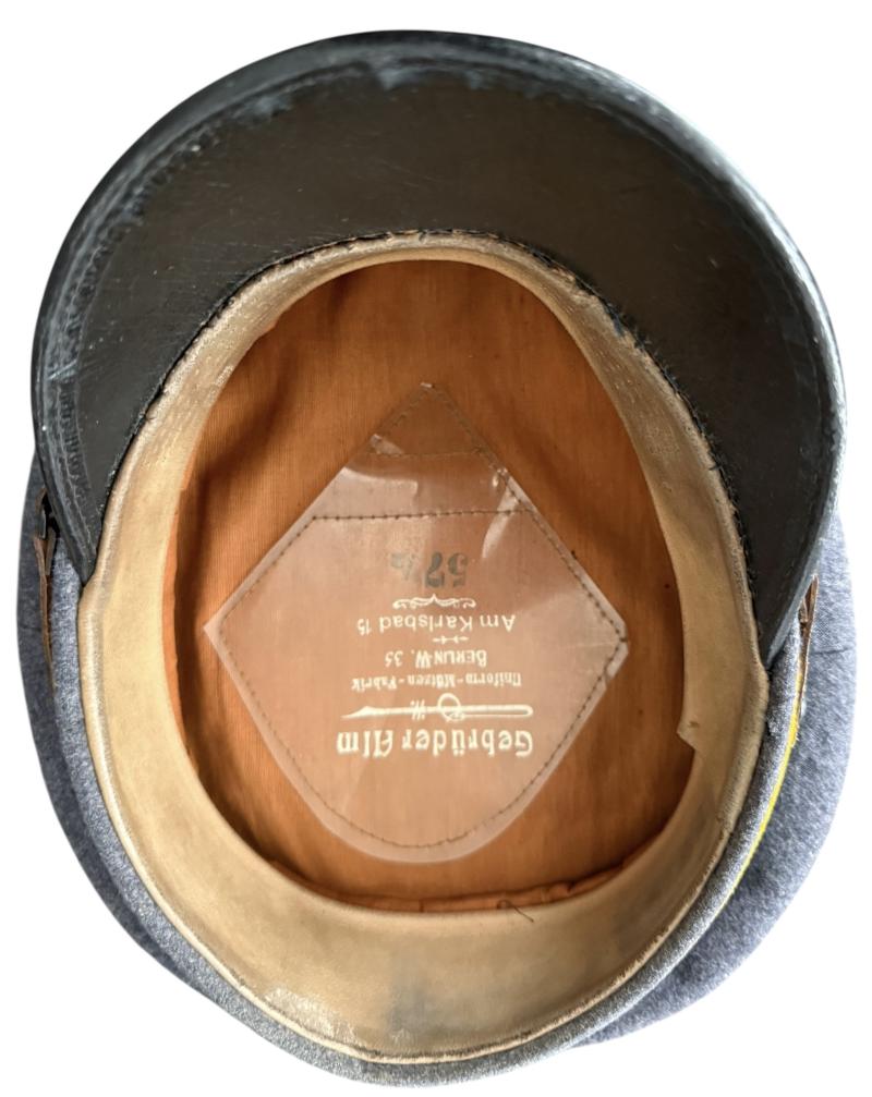 WH (Luftwaffe)Flight/Fallschirmjäger EM/NCO's Visor Cap - Nice Used Condition