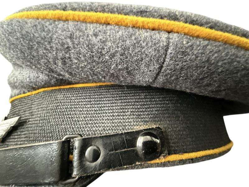 WH (Luftwaffe)Flight/Fallschirmjäger EM/NCO's Visor Cap - Nice Used Condition