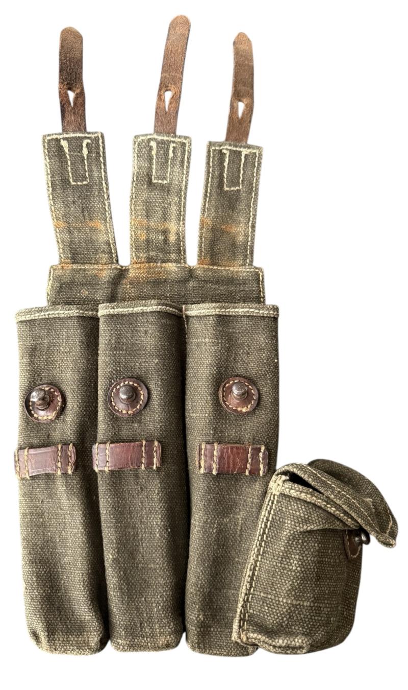 WH (HEER) Webbing MP38/40 Magazine Pouch 1942 - Nice Used Condition