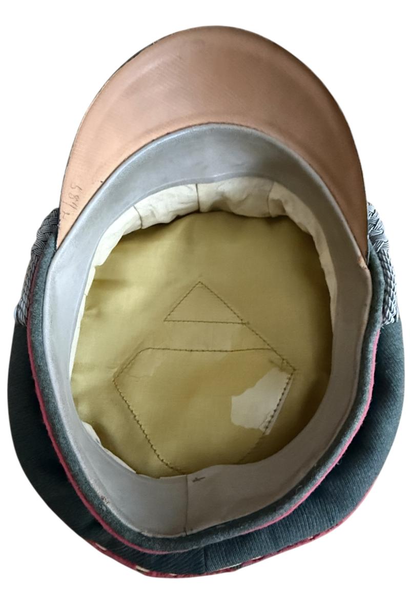 WH (Heer) 'Panzer' Officer's Visor Cap - Nice Used Condition