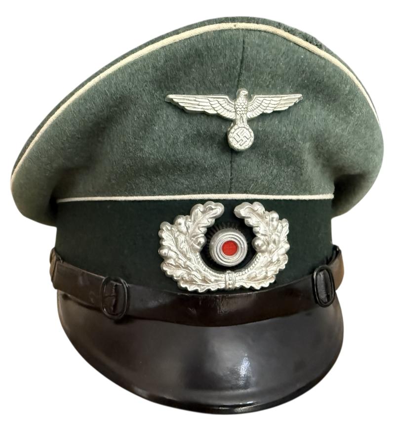 WH (Heer) Infantry EM/NCO's Visor Cap - Nice Used Condition