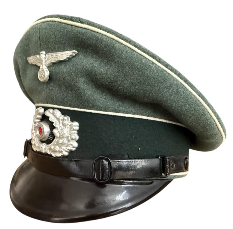 WH (Heer) Infantry EM/NCO's Visor Cap - Nice Used Condition