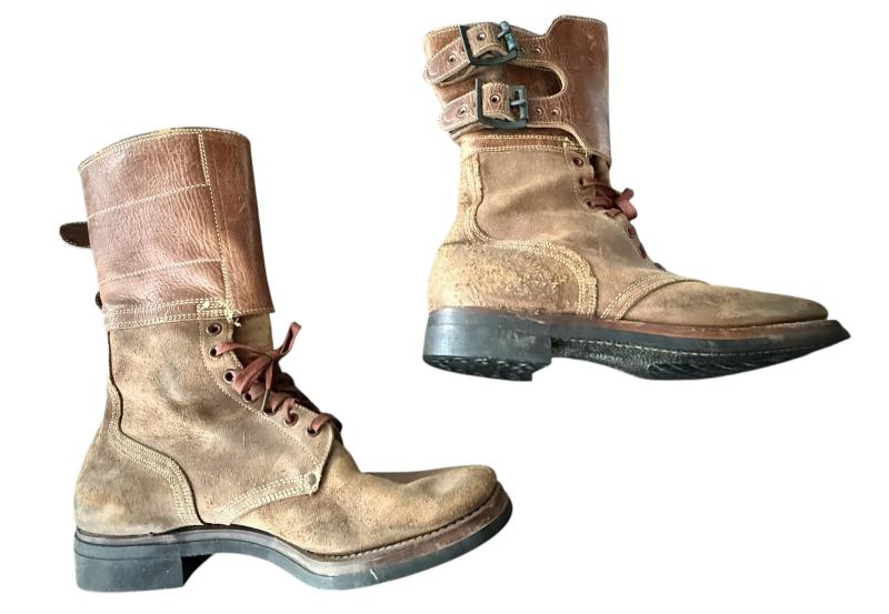 U.S. M1943 Service Boots Dated Sized 8 1/2 - Nice Used Condition