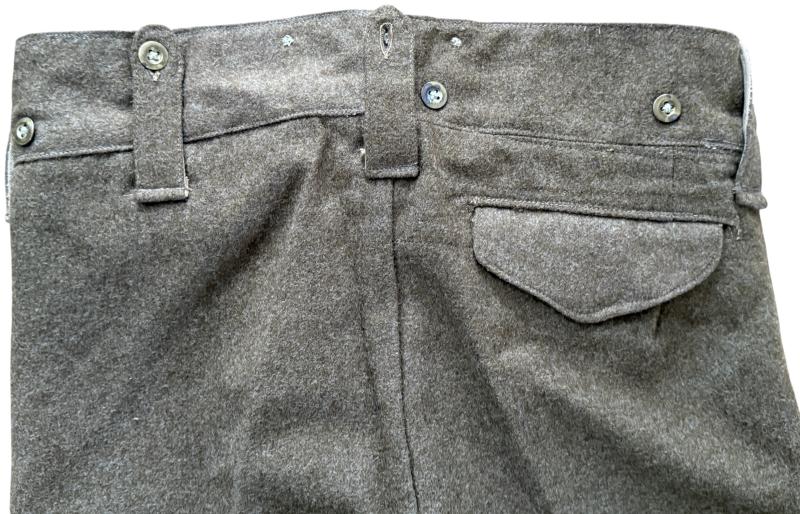 British 1937 Pattern Battle Dress Trousers - Nice Used Condition