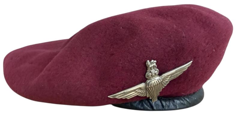 British (Airborne) Parachute Regiment Mounted Red Beret 1945 Kangol Wear Limited - Nice Used Condition