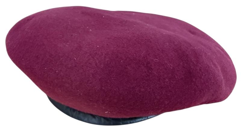 British (Airborne) Parachute Regiment Mounted Red Beret 1945 Kangol Wear Limited - Nice Used Condition
