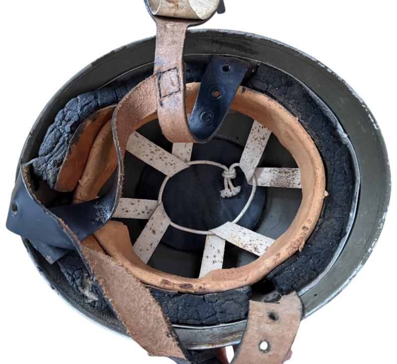 British (Airborne) MK 2 Paratrooper Helmet 1943 Dated size 6 3/4 - Nice Used Condition