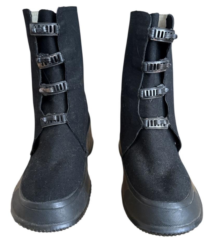 U.S. Second Pattern Artic Cloth Top Overshoes - Unissued Condition