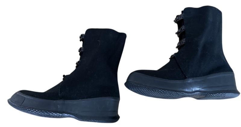 U.S. Second Pattern Artic Cloth Top Overshoes - Unissued Condition